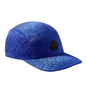 Moncler X Adidas Originals Baseball Cap OS Blue Jacquard Strapback Hat NWT #SYFH
